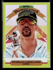 2019 Donruss Optic Nicholas Castellanos #8 Lime Green Prizm