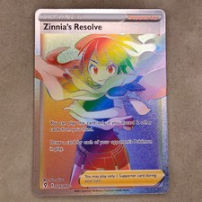 NM Near Mint Zinnia’s Resolve 225/203 Evolving Skies Rainbow Rare Holo SR (1) on eBay