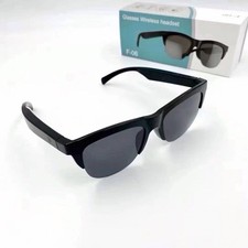 F-06 Smart Sunglasses Wireless Bluetooth Open Ear Hands Free, Black /Gray ATL104