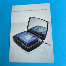 MENTADENT CHEWING GUM THE PROTECTION THAT MAKES YOU BEAUTIFUL ADVERTISING POSTCARD