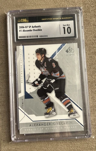 2006-07 SP Game Used ALEXANDER OVECHKIN CGC 9.5 #1 2nd Year