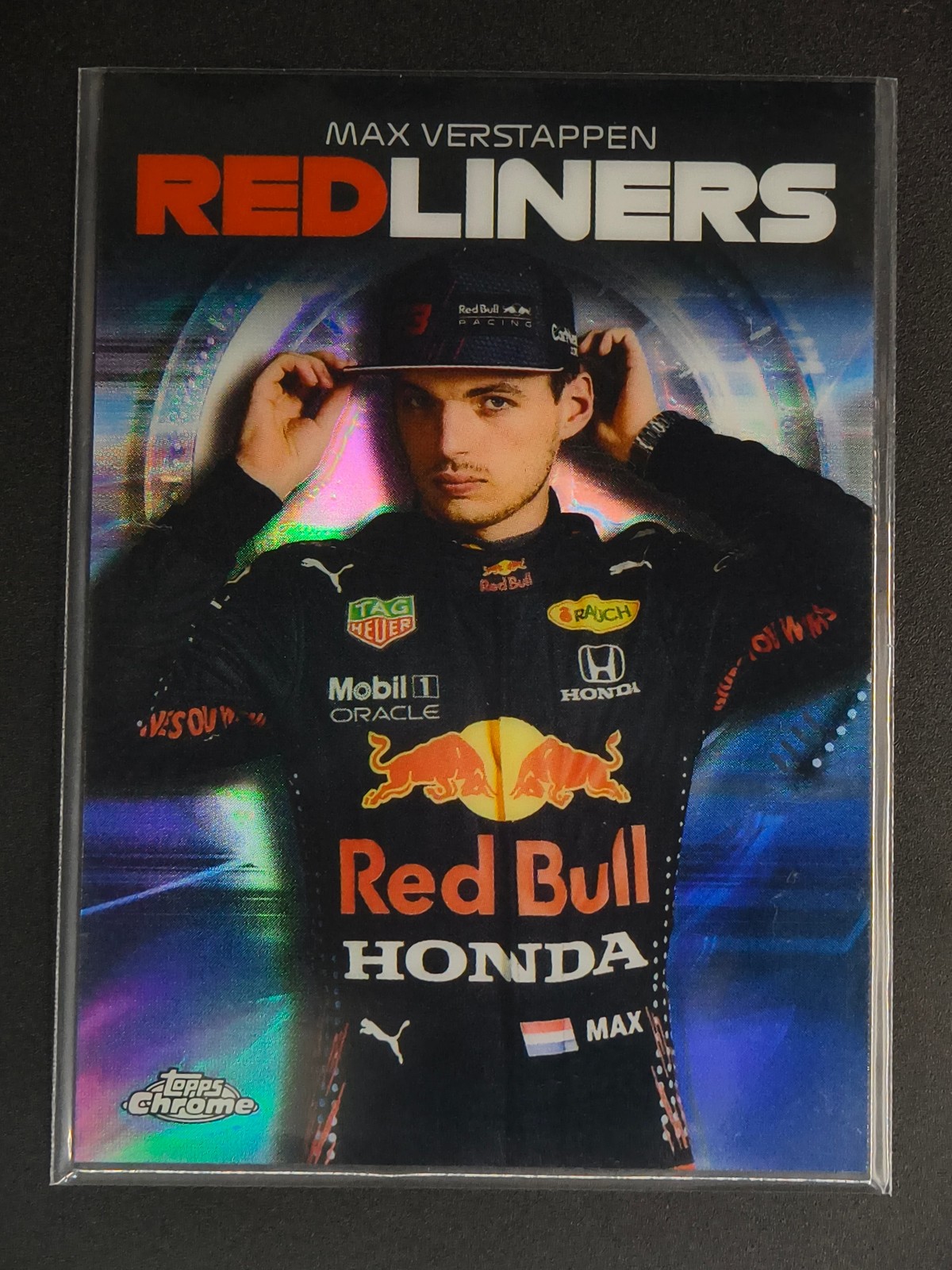 Max Verstappen 2021 Topps Chrome Formula 1 #RL-3 Redliners ① [3hk
