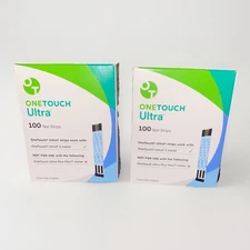 1 Box 100ct OneTouch Ultra Test Strips, 12/2026 • Buy 2, Get $16 Off • FREE SHIP
