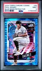 2024 Topps Chrome Cosmic Paul Skenes #30 Blue Moon Refractor /99 PSA 9 RC