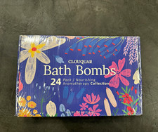 CLOQUAR Aromatherapy Collection Bath Bomb Set 24 Pack 30 oz Vegan Cruelty-Free