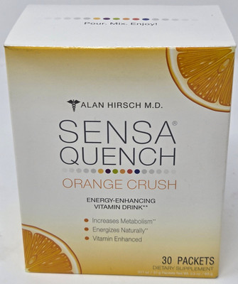 SENSA QUENCH ORANGE CRUSH 30CT BOX BUY MORE AND SAVE ENERGY AND WEIGHT LOSS