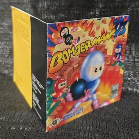 Bomberman '93 1993 TurboGrafx-16 *Custom spine CD label* 💣 ⛑️ 