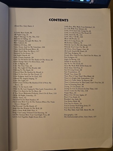Rev Gary Davis The Holy Blues 80 songs song book sheet music Stefan Grossman - Bild 3 von 5