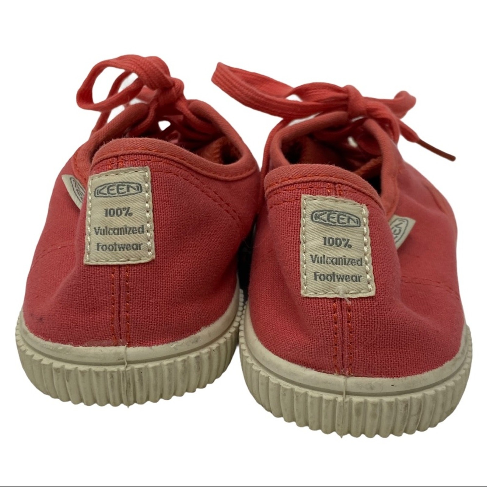Sneakers stringate Keen rosa corallo Maderas in tela
