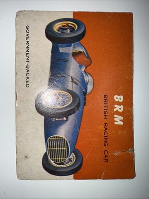 BRM British Racing Car 1953-55 Topps World on Wheels #39