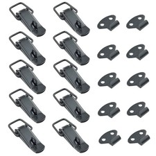 Toggle Latch Mini Size Spring Loaded Latch Black For Case 10 Pack 10 PCS