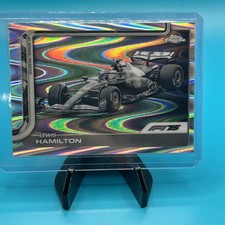 Lewis Hamilton 2025 Topps Chrome F1 B&W Ray Wave Refractor F1 Cars #76