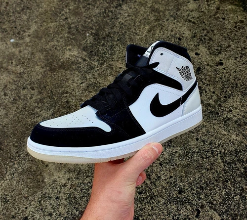 Nike Air Jordan 1 Mid SE Diamond Uomo taglia 9 5 nuove di zecca