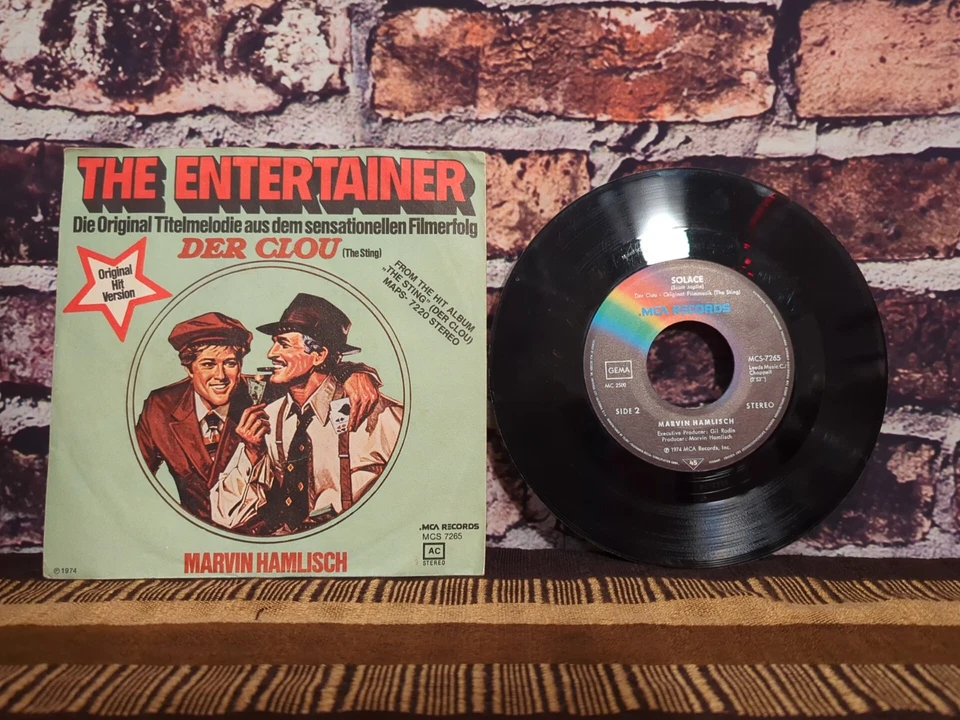 7" The Sting M Hamlisch Soundtrack Entertainer MCA Foto 2 de 4