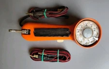 Vintage Original AT&T Orange Automatic Electric Linemans Rotary Phone