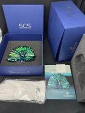 Swarovski 2015 SCS Peacock Arya, Retired, #5063694, New in Box