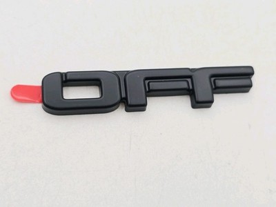2017-2024 TOYOTA 4RUNNER TRD OFF ROAD SIDE LOGO BADGE SIGN EMBLEM BLACK OVERLAY