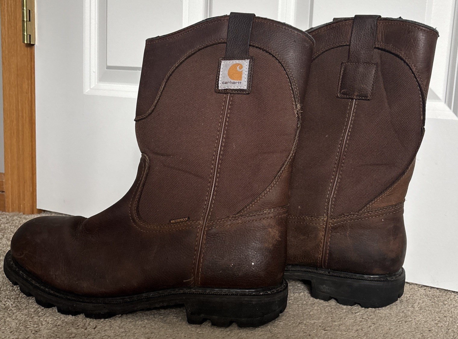 Carhartt Men's  Work Boot Size 12 M Waterproof Brown