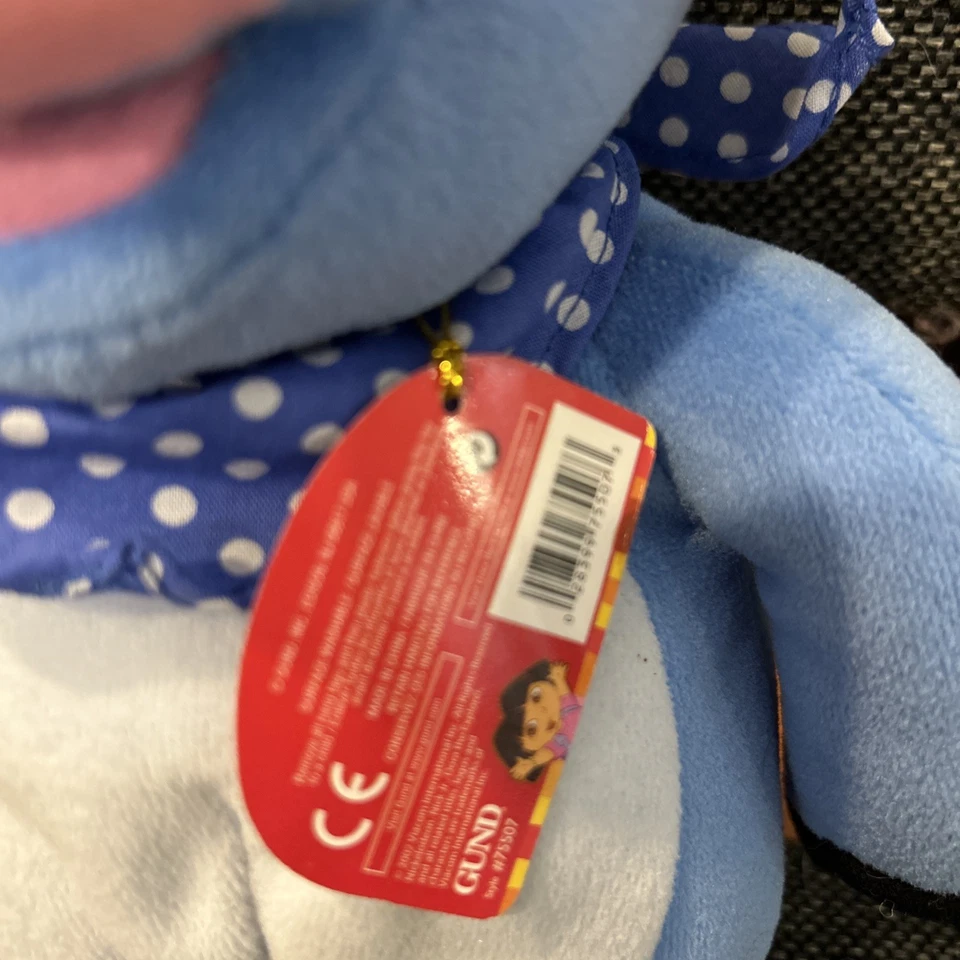 Dora la Exploradora Benny el Toro Azul 10” 2002 Gund Peluche Vaca Difícil de Encontrar Raro  Foto 2 de 4