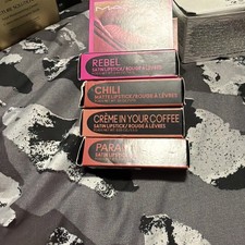MAC Matte Macximal Lipstick 4X 40 Mini Travel Size New