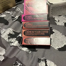 MAC Matte Macximal Lipstick (4X 40)Mini Travel Size New