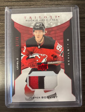 Jesper Boqvist 2019-20 UD Trilogy Rookie Premieres Patch /49 NJ Devils RC