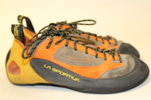 La Sportiva Italy Made Mens 10.5 43.5 Womens 11.5 Suede Lace Rock Climbing Shoes - Picture 7 of 24