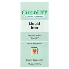 Liquid Iron, Natural Berry, 4 fl oz (118 ml)