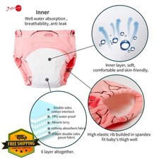 Joyo roy Potty Training Underwear Toddler Girls Pants 2T