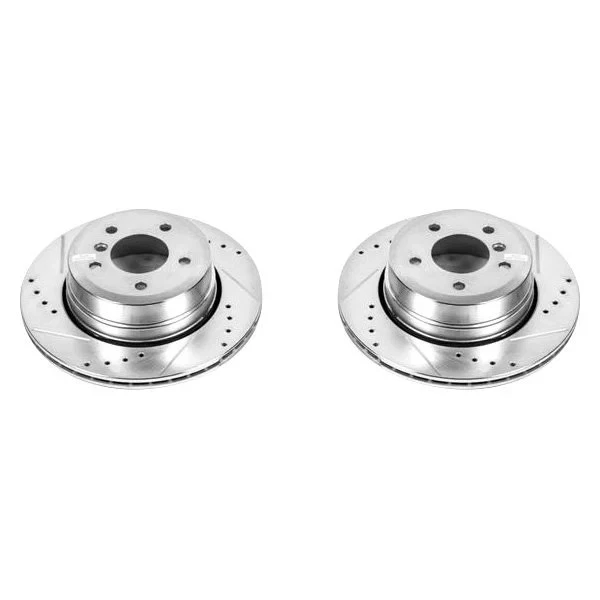 PowerStop EBR1022XPR Brake Rotors For BMW 528i xDrive 2009-2010 Rear - Image 2 of 4