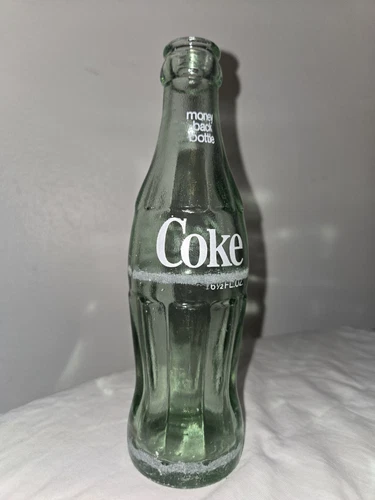Vintage COCA COLA Bottle 6 1/2 oz Green Glass 1960s City St Paul Minnesota TM