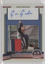 2023 USA Baseball Stars & Stripes Materials Prime 4/25 Gavin Grahovac Auto 0j81