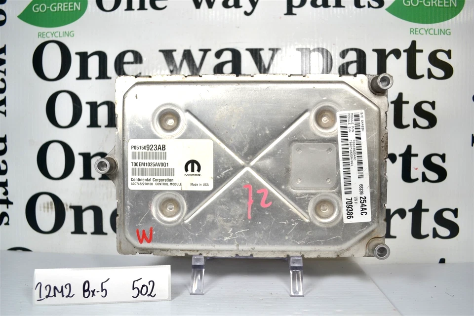 Unidad de control del motor P05150923AB Dodge Journey 2015 módulo ECU ECM 12M2 502 B5 Foto 2 de 4