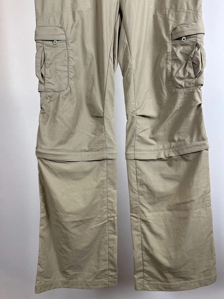 Pantalones cargo Rei Rendezvous para mujer talla 10 caqui convertibles pierna recta senderismo Foto 4 de 4