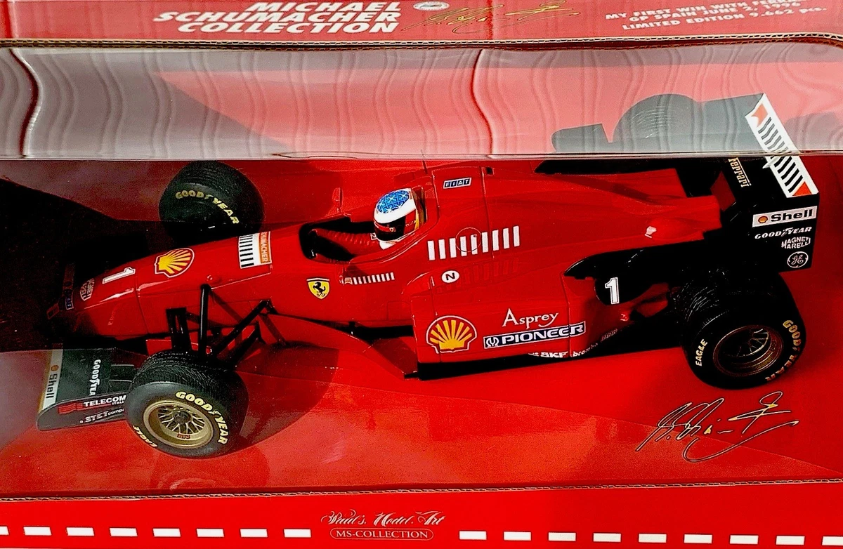 F1 Minichamps Ferrari 412 T2 Testcar 1996 #1 Schumacher - 1/18