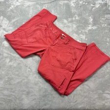 Jolt Cargo Pants Womens Size 7 Coral Casual Utility Cropped