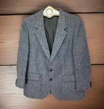 Townsman Strawbridge Clothier Mens Wool Harris Tweed Blazer Jacket Chest 42”