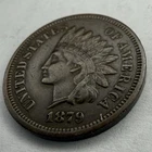 1879 Indian Head Cent Penny Tougher AU++ Better Date
