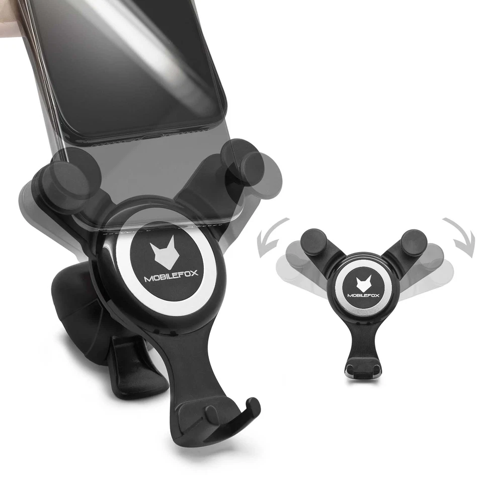 Universal Ventilation Car Holder Fan Car Phone Mount Smartphone - Image 4 of 4