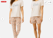 Lucky Brand Women's Pajama 3 Piece Set Sleepwear PINK FLORAL,XS NWOT