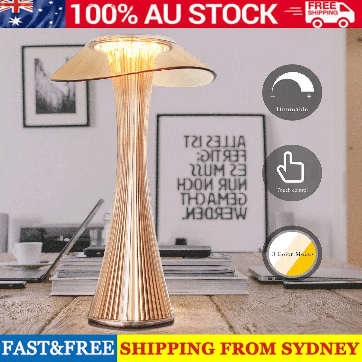 Cordless 2024 bedside light