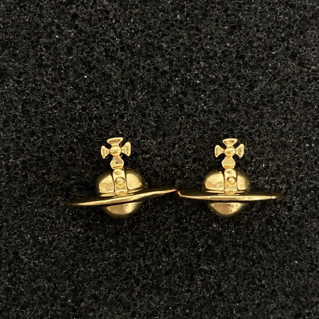 ★Vivienne Westwood★ [Vivienne Westwood] Babes Earrings 620 Vivienne Westwood Earrings Pierce Solid Orb Gold 1.8cm w