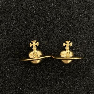 ★Vivienne Westwood★ 24FW Vivienne Westwood Earrings 620101 Vivienne Westwood Earrings Pierce Solid Orb Gold 1.8cm w