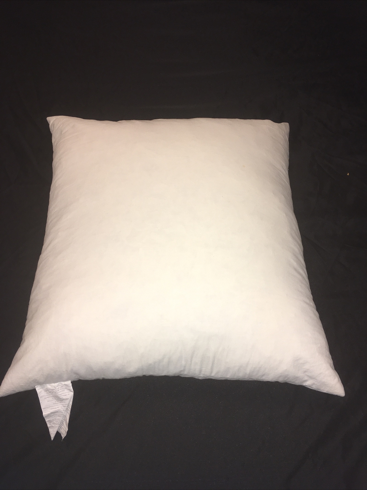 Unbranded Duck Feather & Down Pillow Insert 20x20 Inch Square White eBay