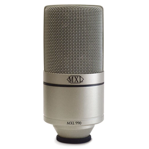 MXL 990 Large-diaphragm Condenser Microphone with Shock Mount and Case Mic