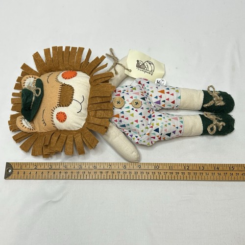Bambuci ungarisch handgefertigt Patchwork Löwe Waldorf Montessori Tuch Tier Plüschtier - Bild 3 von 5