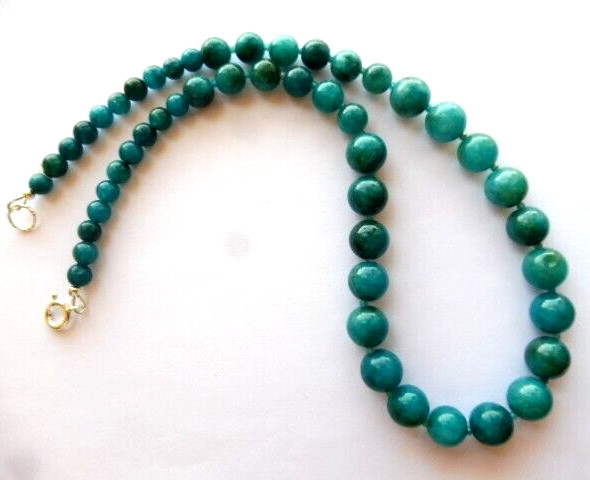 Collier apatite naturelle bleue et argent massif pour sublimer vos tenues