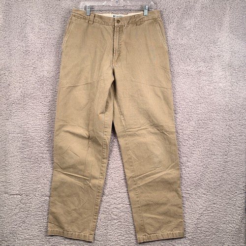 Vintage Columbia Canvas Khaki Pants Men 