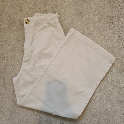 Stradivarius Light Beige Utility Trouser | Size 10