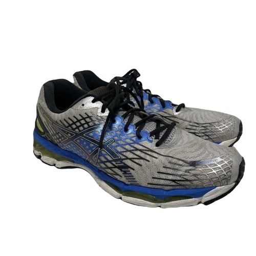 Asics Nimbus 17 Running T507N White Royal Blue Volt Black US 13 | eBay